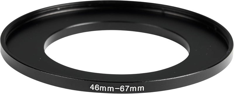 JOYTOLIN 46-67mm Metal Step-Up Ring Adapter Compatible with Mirrorless Cameras DSLR Lens, UV CPL ND Filter Thread Converter, Black - Image 2
